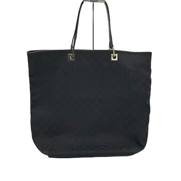 GUCCI GG Canvas Tote*Black Excellent Pre-loved Condition! Perfect for EVERY DAY! - Picture 1 of 16